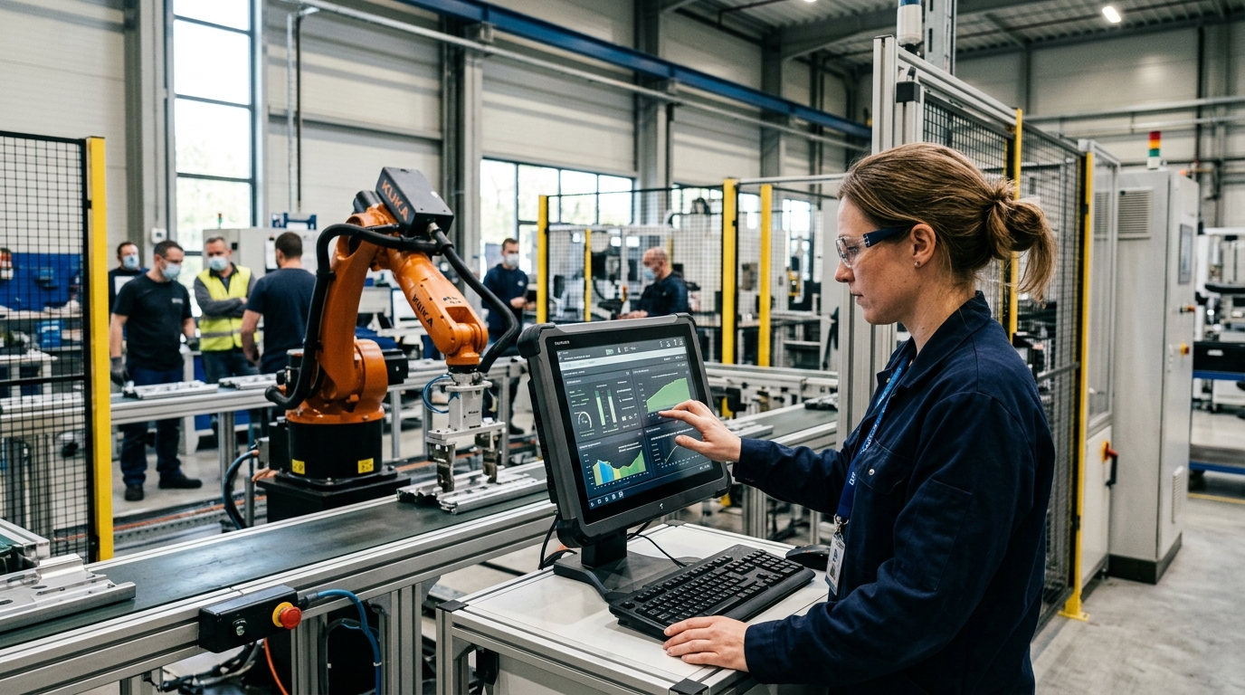 Étude de cas : l'intelligence artificielle dans l'industrie manufacturière belge