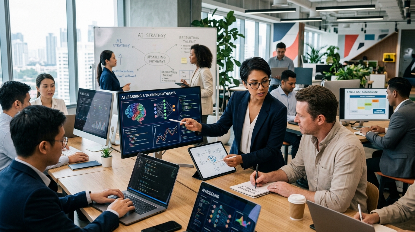Pénurie de talents en IA : défis de recrutement et solutions pour les entreprises